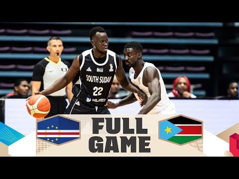 Cape Verde v South Sudan | Full Basketball Game | FIBA Basketball World Cup 2027 African Qualifiers