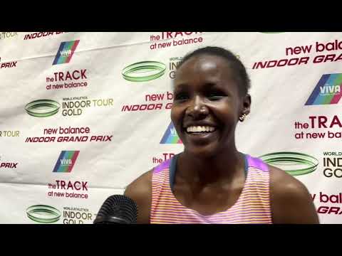 Dorcus Ewoi Holds Off Sinclair Johnson to Win 1500m at New Balance Indoor Grand Prix