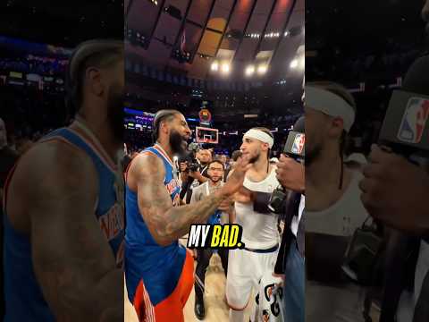 AJ Dybantsa interviewing some Knicks legends