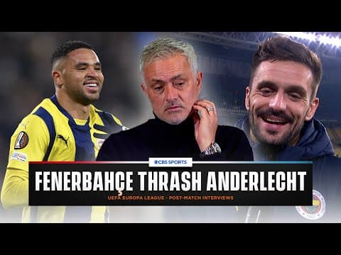 “ANYTHING can happen” José Mourinho PREACHES after 3-0 win for Fenerbahçe in Europa League 🙏