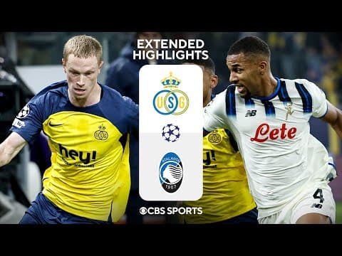 Union St. Gilloise vs. Atalanta: Extended Highlights | UCL League Phase MD 8 | CBS Sports Golazo