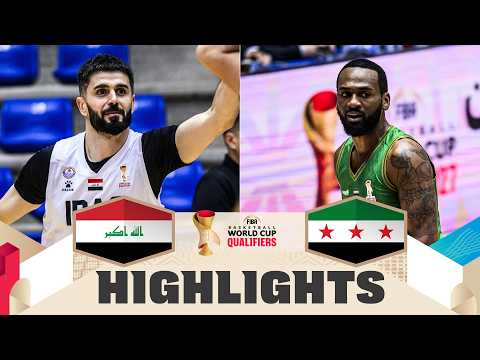 Iraq 🇮🇶 v Syria 🇸🇾 | Highlights | FIBA Basketball World Cup 2027 Asian Qualifiers