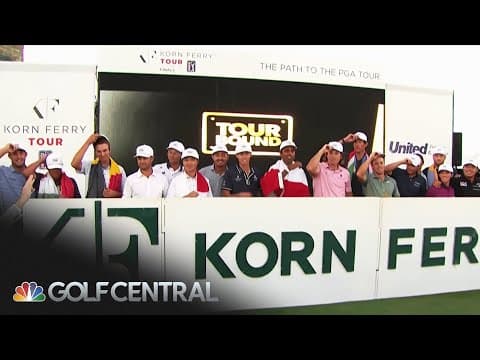 Watch: Twenty Korn Ferry Tour golfers earn PGA Tour cards in ceremony | Golf Central | Golf Channel