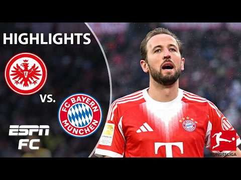 HARRY KANE BRACE 🚨 Eintracht Frankfurt vs. FC Bayern | Bundesliga Highlights | ESPN FC