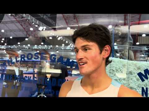 Cam Myers Reacts to 3:47.57 to Win Wannamaker Mile at 2026 Millrose Games