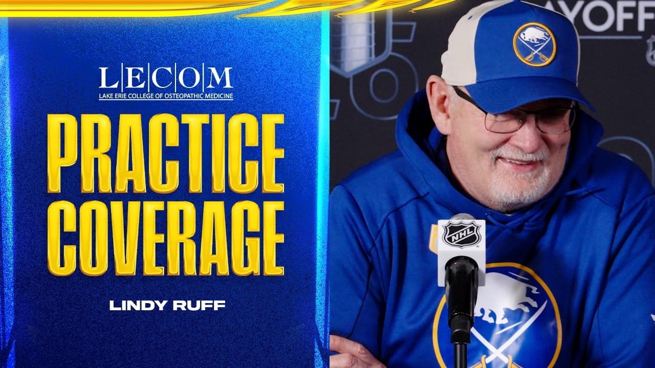 "It's A Great Hockey Town" | Lindy Ruff On Buffalo Fans After Game 1 | Buffalo Sabres Playoffs