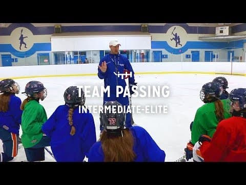 Neutral Zone Partner Passing Drill
