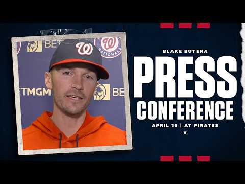 Blake Butera Press Conference | Nationals at Pirates | April 16, 2026