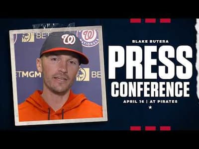 Blake Butera Press Conference | Nationals at Pirates | April 16, 2026