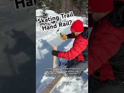 I had to install a skating trail hand rail