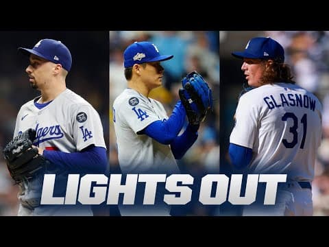 Dodgers starting pitchers have been LIGHTS OUT in the NLCS 🤫 (22.2 IP, 0.79 ERA, 25 Ks 🔥)