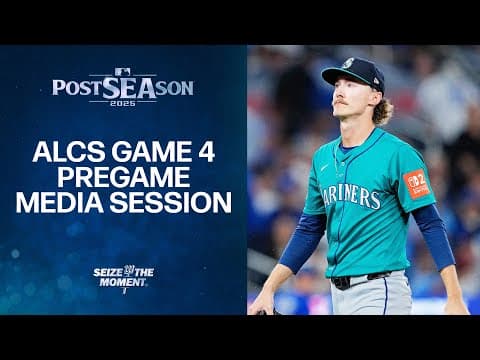 Mariners ALCS Game 4 Pregame News Conference: Bryce Miller