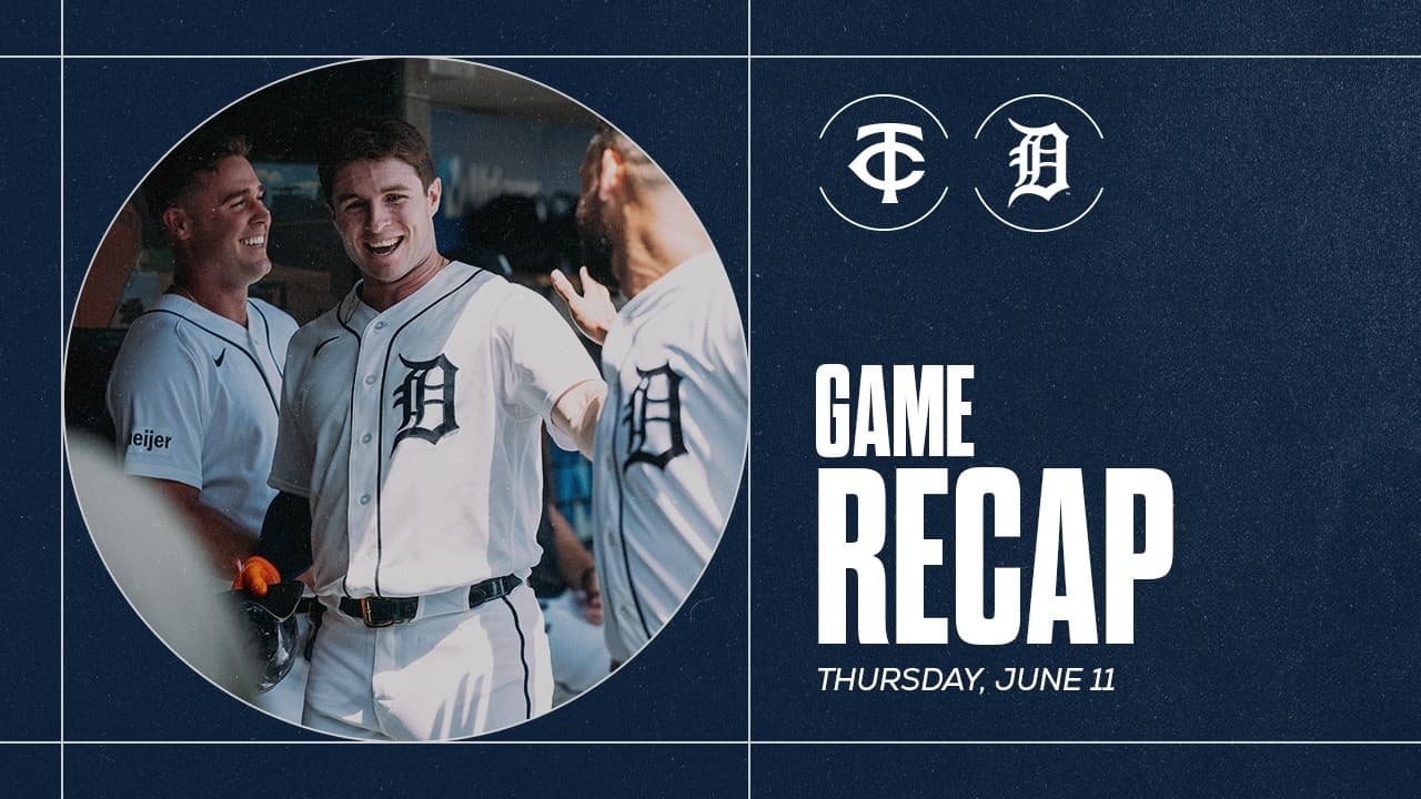Game Highlights: Tigers Shut Out Twins, Score 11 Runs to Win Series vs. Twins | 6/11/26