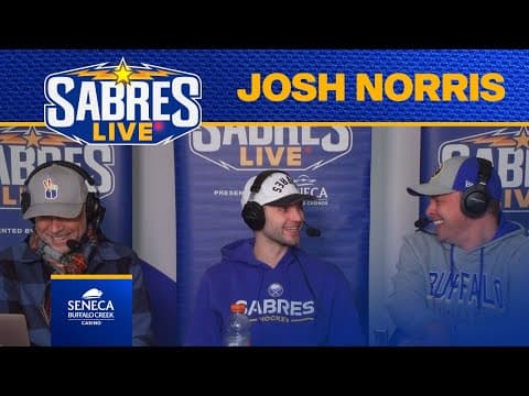 “We Put In A Lot Of Work To Get Back To This Point” | Josh Norris On His Impact | Buffalo Sabres