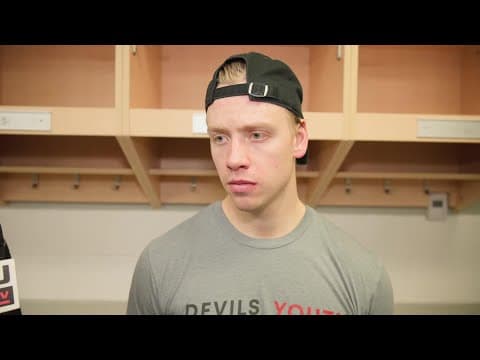 Bratt, Kovacevic and Keefe speak after the Devils loss in Ottawa