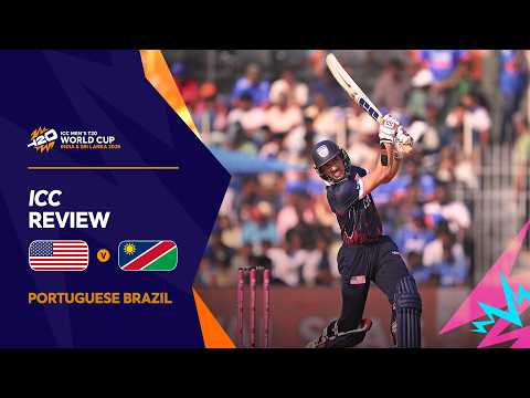 [Portuguese Brazil] USA v Namibia | ICC Review | Men’s T20 World Cup 2026