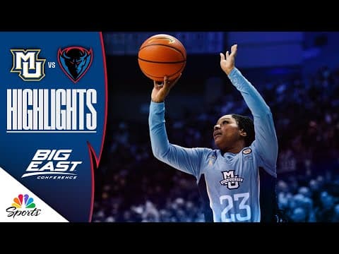 Marquette vs. DePaul | COLLEGE BASKETBALL HIGHLIGHTS | 12/4/25 | NBC Sports