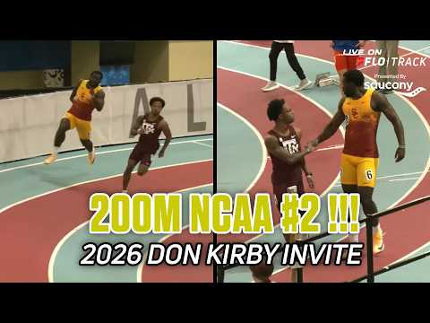Auhmad Robinson Runs 20.33 — NCAA #2 Mark at the New Mexico Don Kirby Invite
