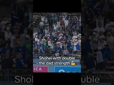 It's Shohei's first homer since the birth of his second child 👏