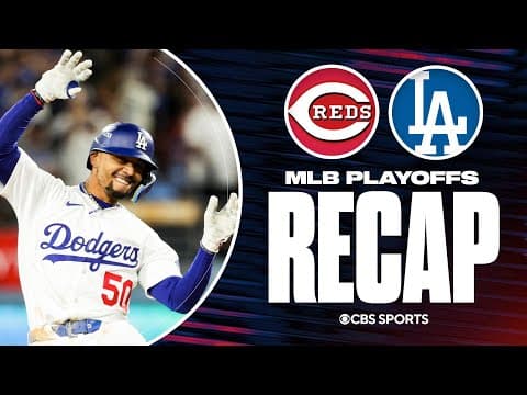 Dodgers hold off Reds, advance to 13th straight NLDS | Wild Card Recap + Dodgers-Phillies Lookahead