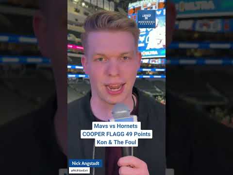 COOPER FLAGG GOES OFF against Kon Knueppel, Dallas Mavericks vs Charlotte Hornets