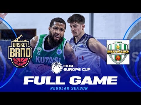 LIVE - PUMPA Basket Brno v BC Kutaisi 2010 | FIBA Europe Cup 2025-26 | Regular Season