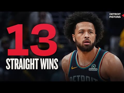 Pistons Tie Franchise Record! 13 Straight Wins 🔥 | Top Plays