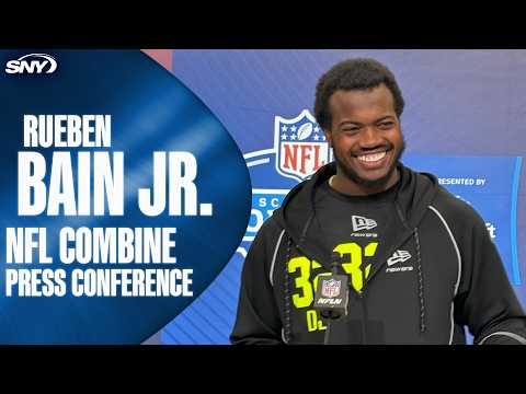 Miami prospect Rueben Bain Jr. addresses physical attributes, talks NFL inspirations at NFL Combine