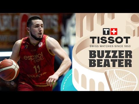 Barham Amor 🇨🇱 | 🚨 TISSOT Buzzer Beater | FIBA Basketball World Cup 2027 Americas Qualifiers