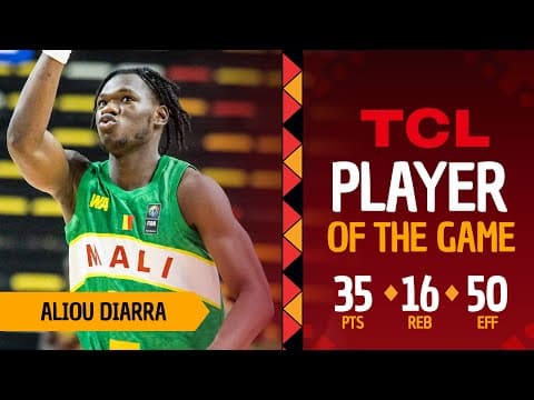 Aliou Diarra (35 PTS) | TCL Player Of The Game | CIV 🇨🇮 vs SSD 🇲🇱 | #AfroBasket 2025