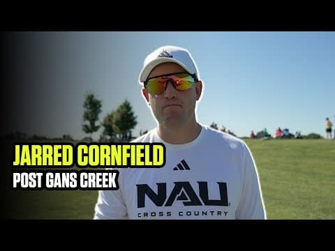 NAU Head Cross Country Coach Jarred Cornfield Reflects on Team's Performance Post Gans Creek 2025