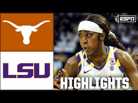 Texas Longhorns vs. LSU Tigers | Full Game Highlights | ESPN College Basketball REV