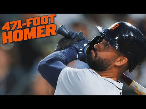 471 FEET! 🤯 Riley Greene CRUSHES his first career grand slam! 😳