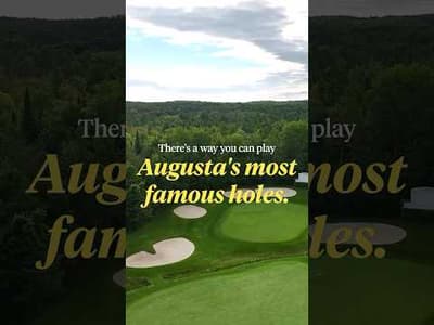 Here’s how you can play some of Augusta National’s most famous holes 👀