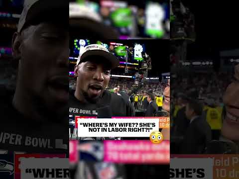 DeMarcus Lawrence had to make sure his #wife was okay 😅❤️ (via @staceydales/TT)