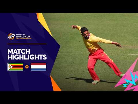 Zimbabwe see off Netherlands comfortably | Match Highlights | T20 World Cup Warm-up