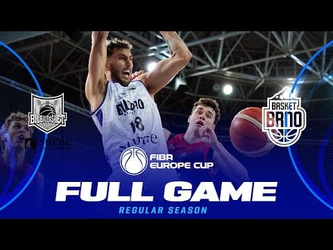 LIVE - Surne Bilbao Basket v PUMPA Basket Brno | FIBA Europe Cup 2025-26 | Regular Season