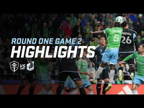 HIGHLIGHTS: Seattle Sounders vs. MNUFC | November 3, 2025