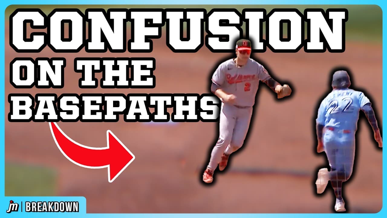 Umpires don't call the runner out for leaving the baseline, a breakdown