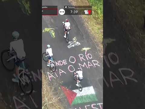 Steep just watching 😱 Sections of the Alto de Prado are absolutely brutal on Stage 16 of La Vuelta 😬