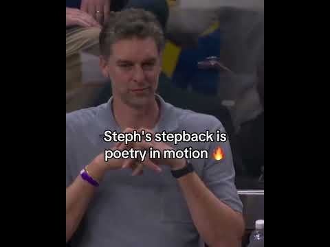 Pau Gasol liked what he saw 😤