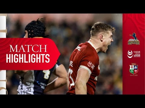 Extended Highlights | ACT Brumbies v Lions