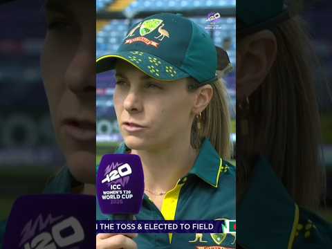 The coin falls in Australia’s favour, who elect to bowl first 🪙 #T20WorldCup