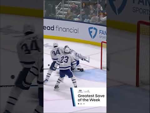 Woll stones Blue Jackets' Grade-A chances in net for Greatest Save🧱