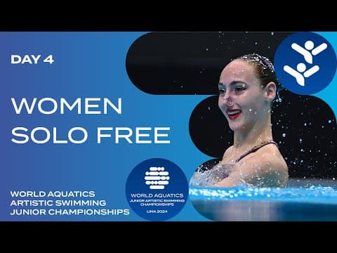 Epic Women’s Solo Free Routine | World Aquatics Artistic Swimming 2024