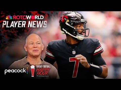 Jacoby Brissett 'understands the assignment' as AZ QB | Fantasy Football Happy Hour | NFL on NBC