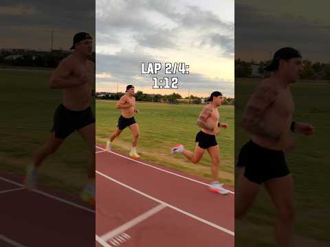Pacing my 215 lbs (96 kg) Friend to Run SUB-5:00 MILE
