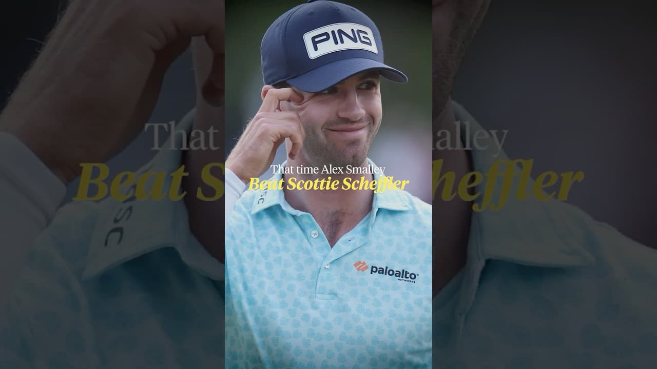 You may not know much about PGA Championship leader Alex Smalley, but Scottie Scheffler does. 👀