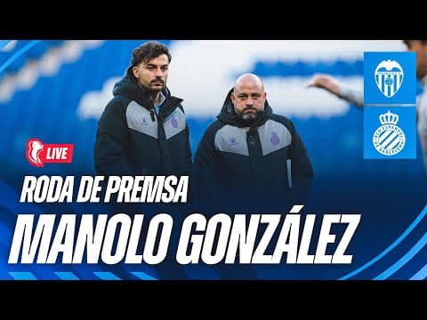 🔴 LIVE | 🎥 Roda de premsa de Manolo González prèvia al Valencia 🆚 Espanyol | #RCDE #EspanyolMEDIA