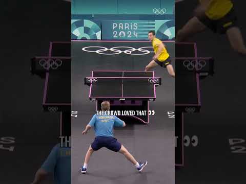 Flawless execution 💯 Incredible deception from Hugo Calderano at #Paris2024! #Olympics #TableTennis